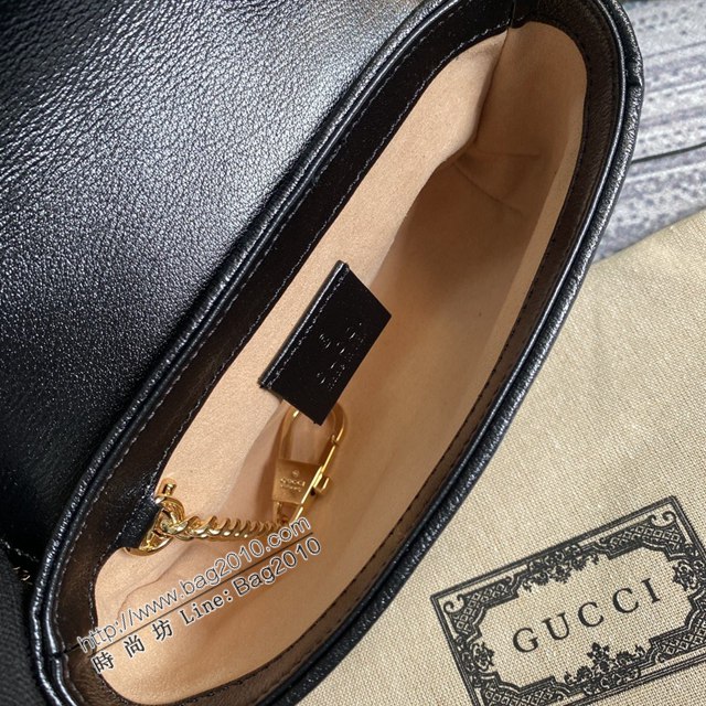 Gucci新款包包 古馳Marmont系列小號鏈條肩背包 Gucci斜紋絎縫皮迷你斜背包 574969  ydg3177